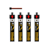 NewBeeDrone Nitro Nectar NX69 300mAh 1S 3.8V 80C HV LiPo Battery 4PCS [DG]