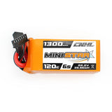 CNHL MiniStar 1300mAh 6S 120C 22.2V China Hobby Line LiPo Battery XT60 [DG]