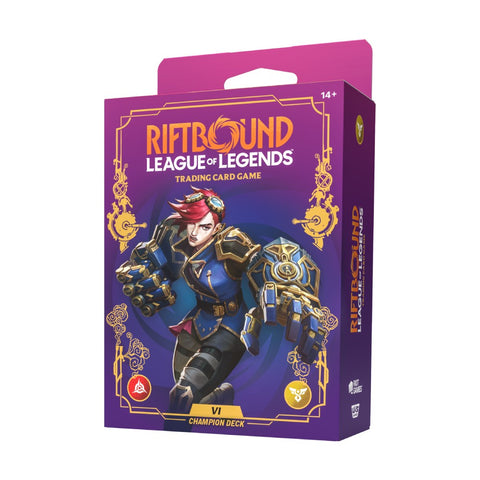 Riftbound League of Legends TCG Champion Deck Box Unleashed: Vi