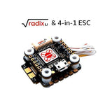 BrainFPV RADIX LI F4 3-6S Flight Controller Graphical OSD 20x20mm-FpvFaster