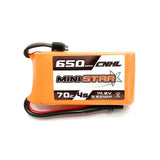 China Hobby Line MiniStar 650mAh 4S 70C 14.8V CNHL LiPo Battery XT30 [DG]-FpvFaster