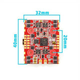 HGLRC Zeus35 F4 3-6S Flight Control AIO 35A BLS 4In1 ESC 20X20mm-FpvFaster